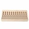 98 Holes Leather Craft Tool Wooden Rack Wood Punch Tool Stand Holder Organizer